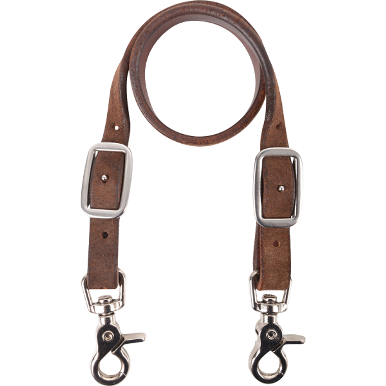 Martin Saddlery Chocolate Roughout Breastcollar Wither Strap