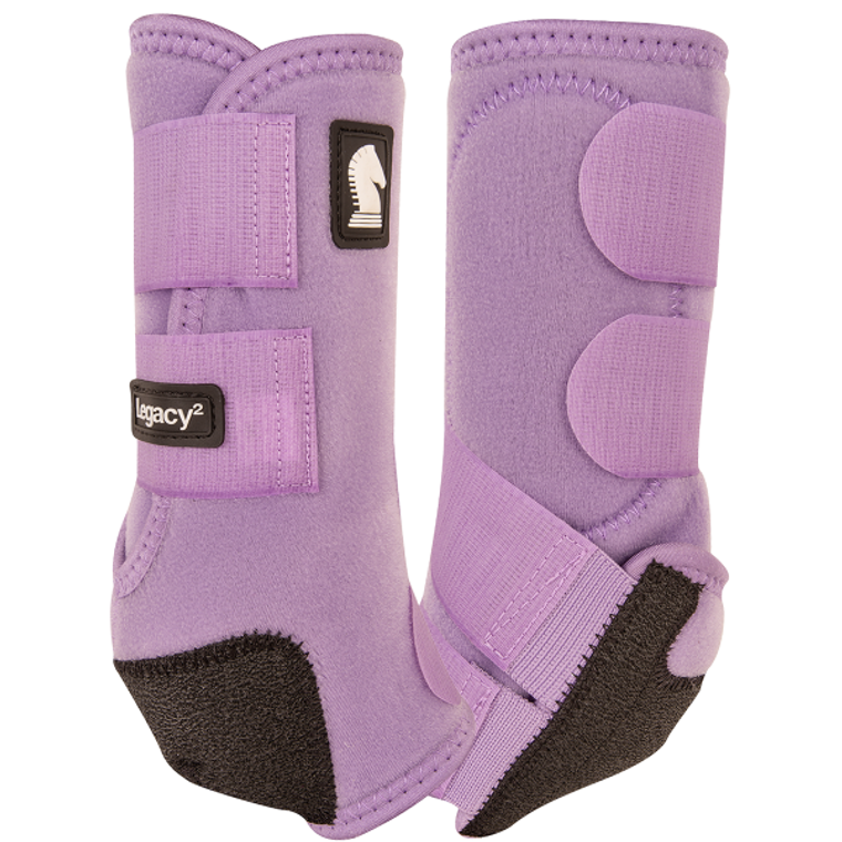 Classic Equine Legacy2 Lavender Front Support Boots