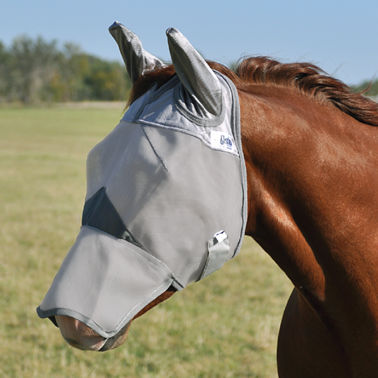 Crusader Fly Mask with Long Nose and Ears