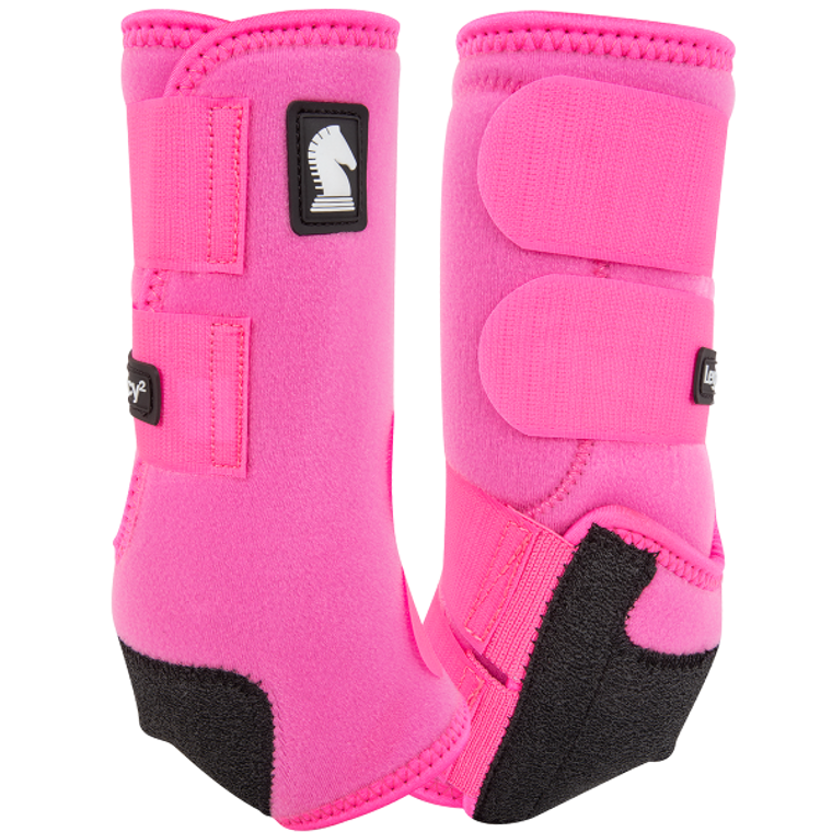 Classic Equine Legacy2 Hot Pink Hind Support Boots