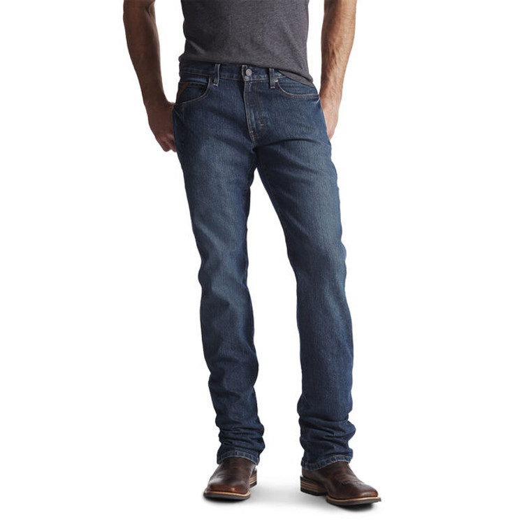 Ariat Men's Rebar M4 Relaxed DuraStretch Carbine Basic Bootcut Jean