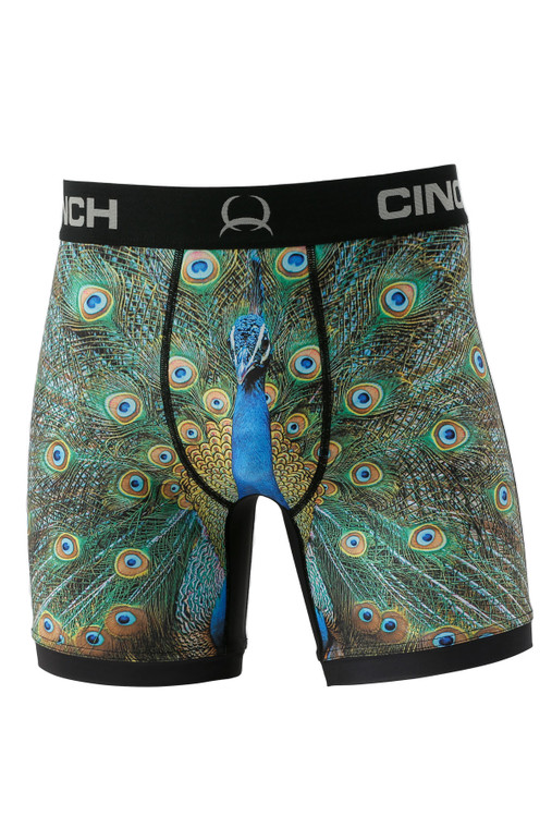 Cinch Men's 6" Peacock Boxer Briefs