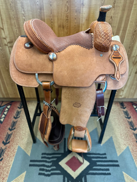 14.5 Teskey's Bullhide Team Roping Saddle