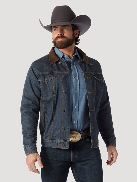 74265RT Wrangler® Blanket Lined Denim Jacket