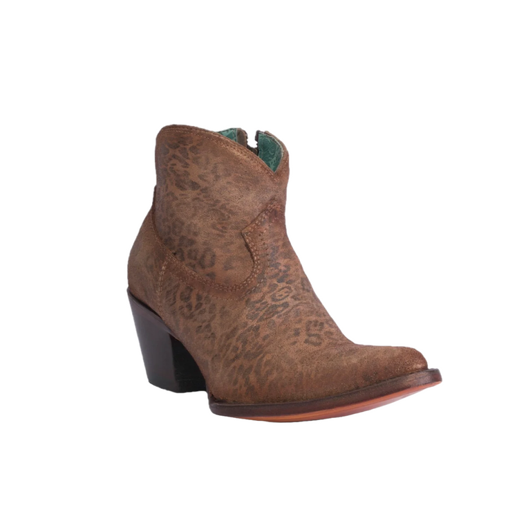 Corral Cheetah Suede Print Booties