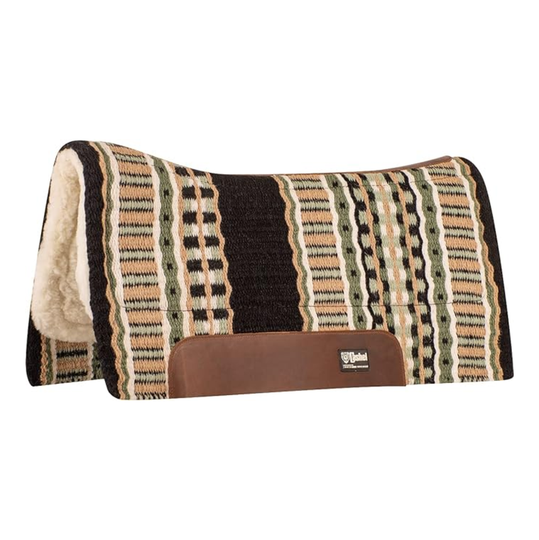 Cashel Black/Sage Blanket Top 32x34 Performance Pad