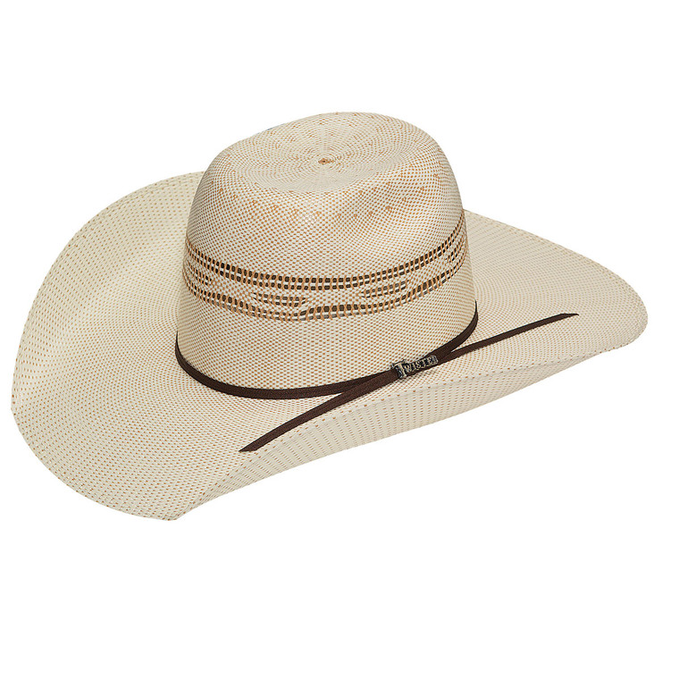 Twister Bangora Ivory/Tan Straw Hat