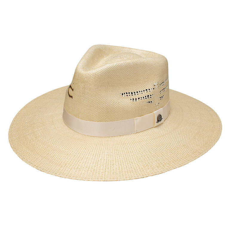 Charlie 1 Horse Natural Tan Mexico Shore Straw Hat