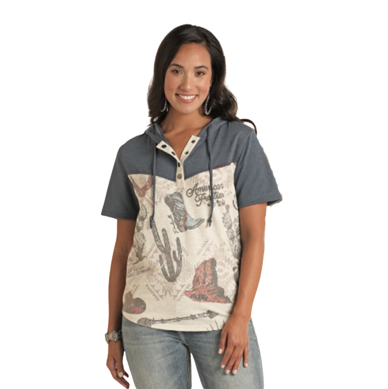 Panhandle Slim Women's Short Sleeve T-Shirt Hoodie