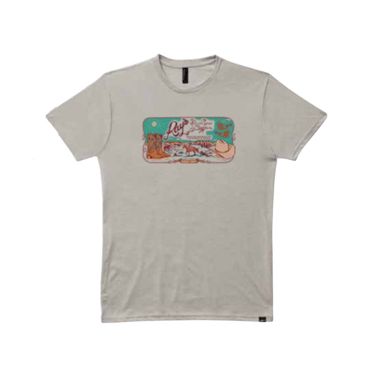 Ray's Original Print Khaki Triblend Tee