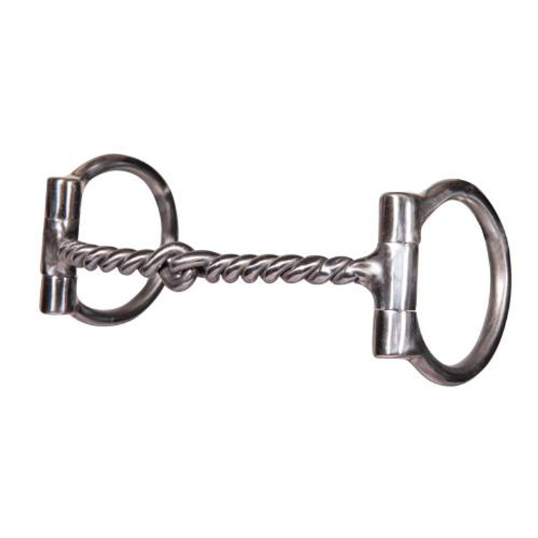 Professional's Choice Equisential Pony D-Ring Twisted Wire Bit
