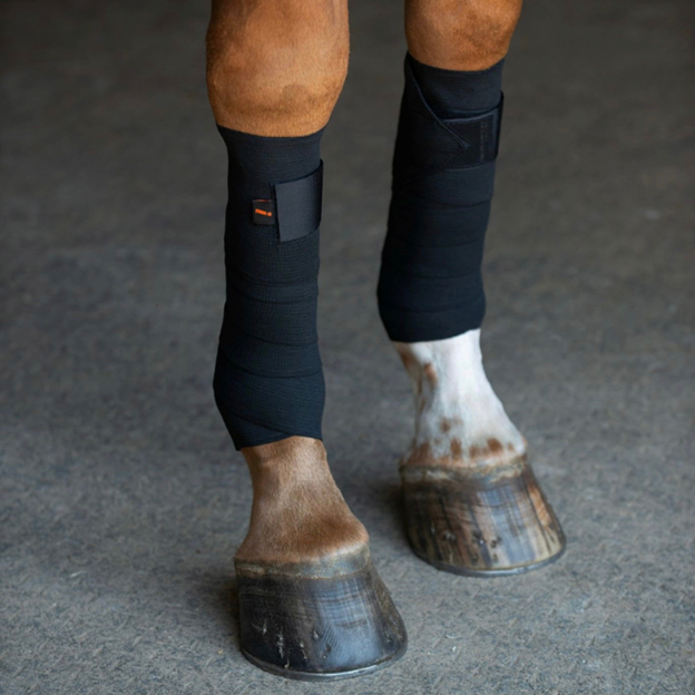 Incrediwear Equine Black Circulation Exercise Bandages