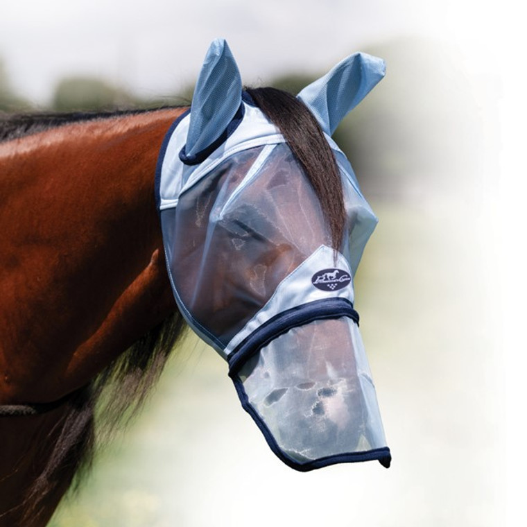 Professional's Choice Fly Screen Oversize Fly Mask with Nose