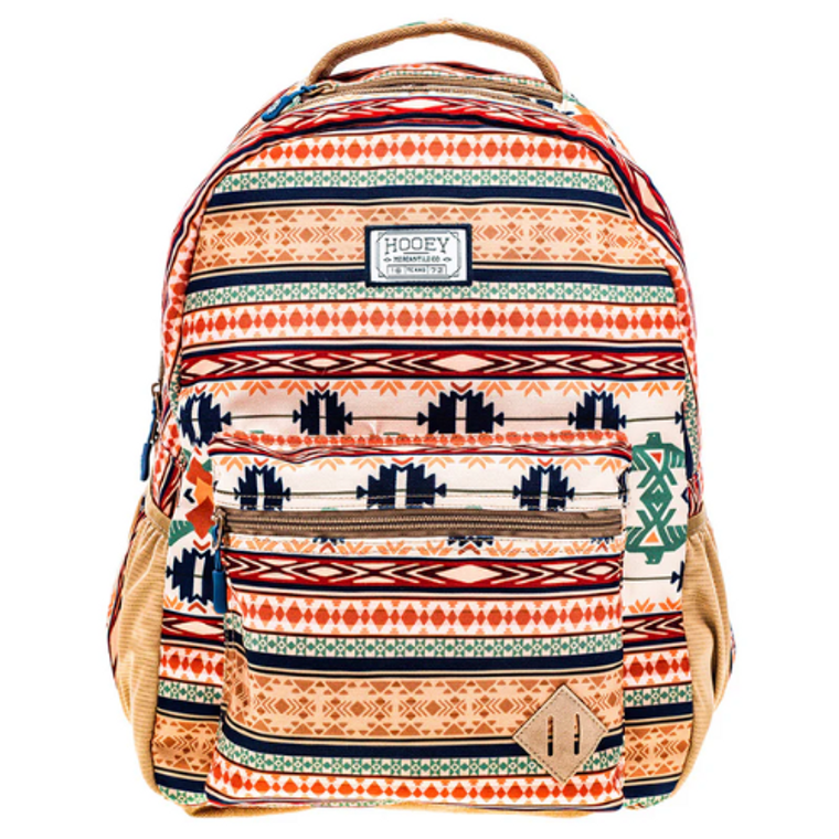 Hooey Recess Tan Thunderbird Pattern Backpack