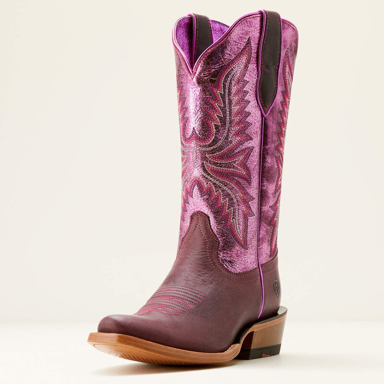 Ariat Women's Crimson Grape Futurity Flash K Toe Western Boot