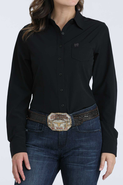 Cinch Women's Black ArenaFlex Button-Down Shirt