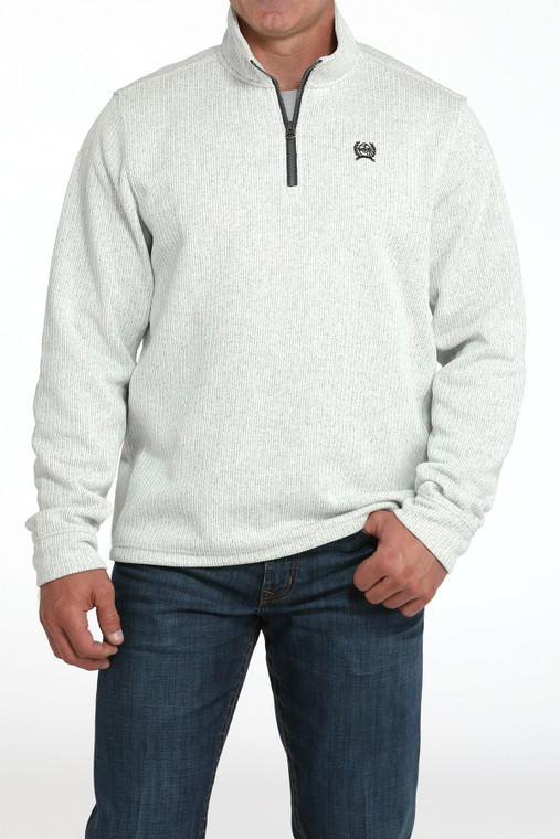 Cinch Men's Gray 1/4 Zip Pullover