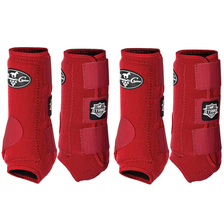 Professional's Choice Crimson 4-Pack Strike Sports Medicine Boots