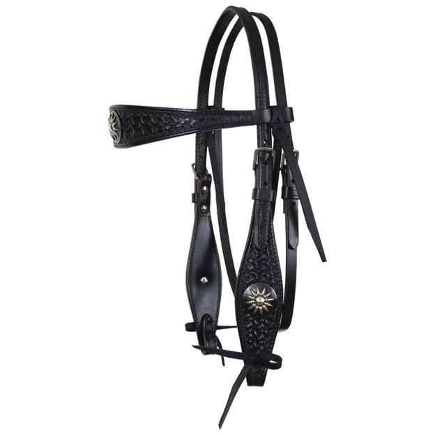 Circle Y Dark Rider Browband