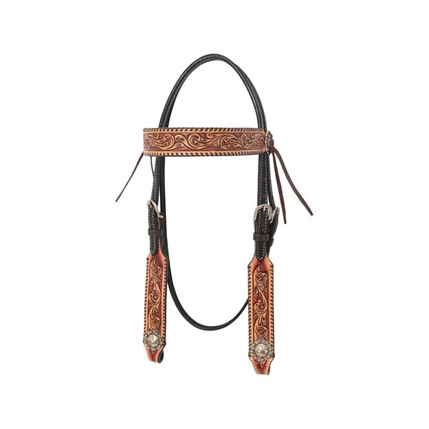 Circle Y Gauge Browband Headstall