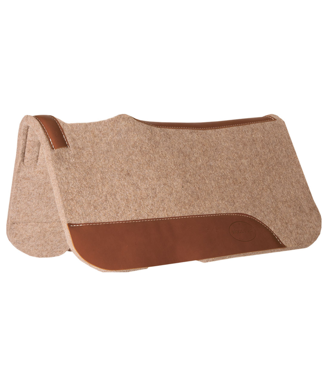 Ray's Tan Wool 24x24 Contoured Pony Pad
