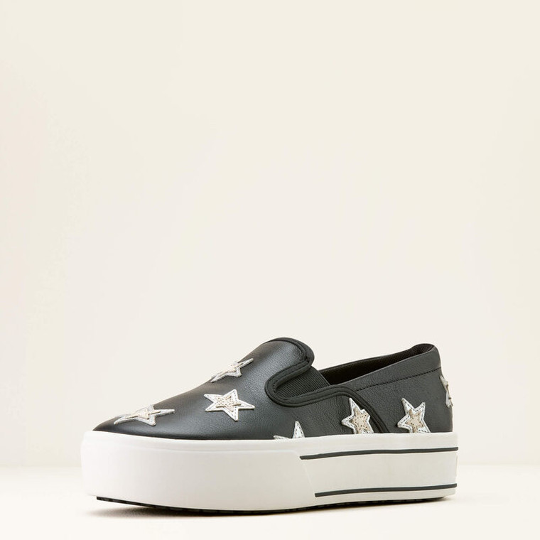 Ariat Women's Inkwell Black Skylar Star Slip On Shoe