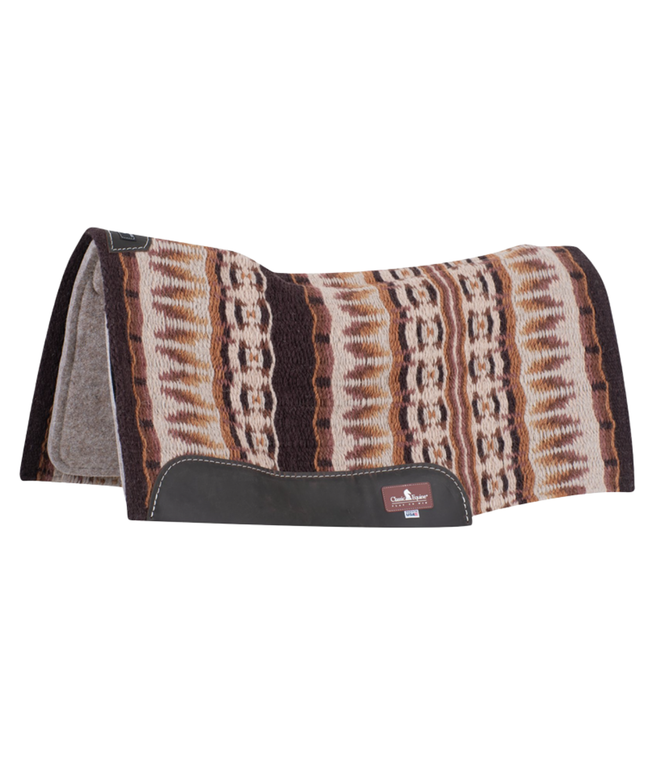 Classic Equine ESP 3/4" Thick 32x34 Coffee Buckskin Contour Blanket Top Pad
