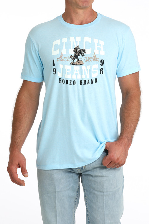 Cinch Men's Light Blue Rodeo Brand T-Shirt