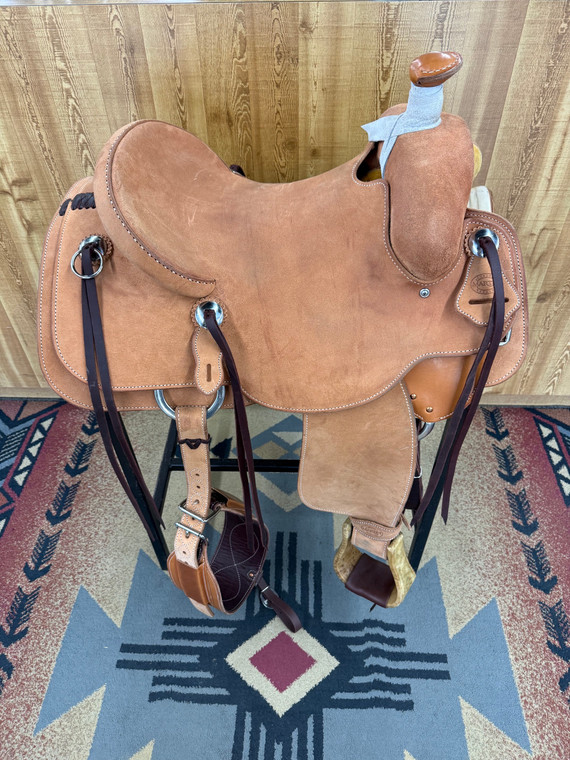 15" Martin Natural Roughout Cowboy Saddle
