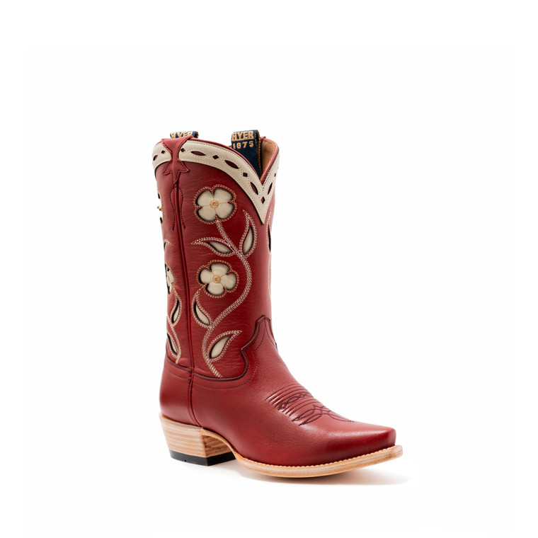 Hyer Women's Hope Bright Cherry Cowhide Boots