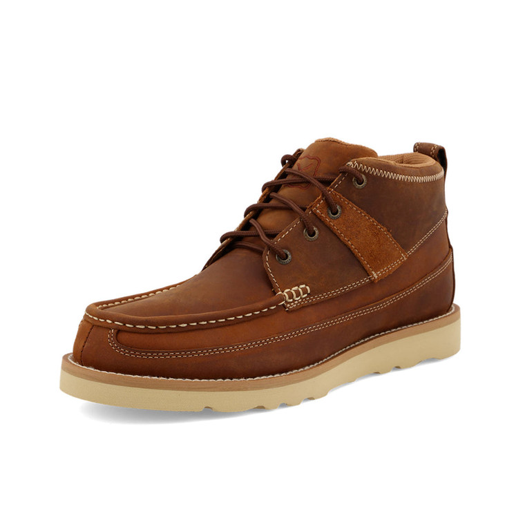 Twisted X Men's Oiled Saddle 4" Wedge Sole Boots
