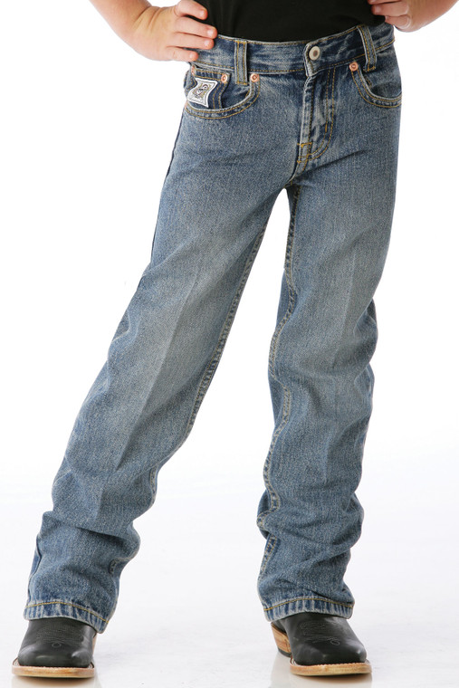 Cinch Boy's White Label Slim Fit Medium Stone Jean