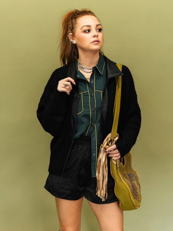 Women's Black Knit Gone Wild Cardigan