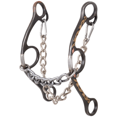 Morso Per Cavalli Classic Equine Sherry Cervi &ndash; Corto, Gambo Diamante, O-Ring Quadrato