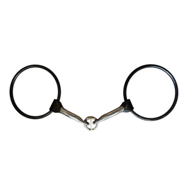 Ported Barrel O-Ring Snaffle Bit - 11mm - Partrade