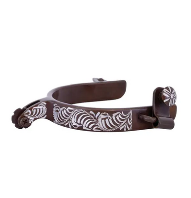 Staffe Da Roping Intrepid International In Alluminio Incise, Con Pedana In Pelle, Larghezza 13 Cm - 4