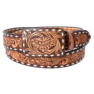Ceinture Femme En Cuir Véritable à Strass Et Clous - Multicolore, 1,5 Pouce, Style Western