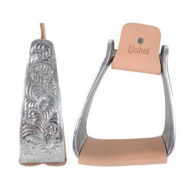 NEW! Cashel Slanted Stirrup 2″ Smooth Aluminium