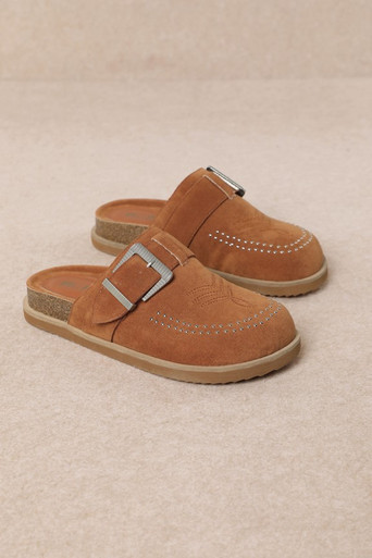 Women's Josephine Camel Mules