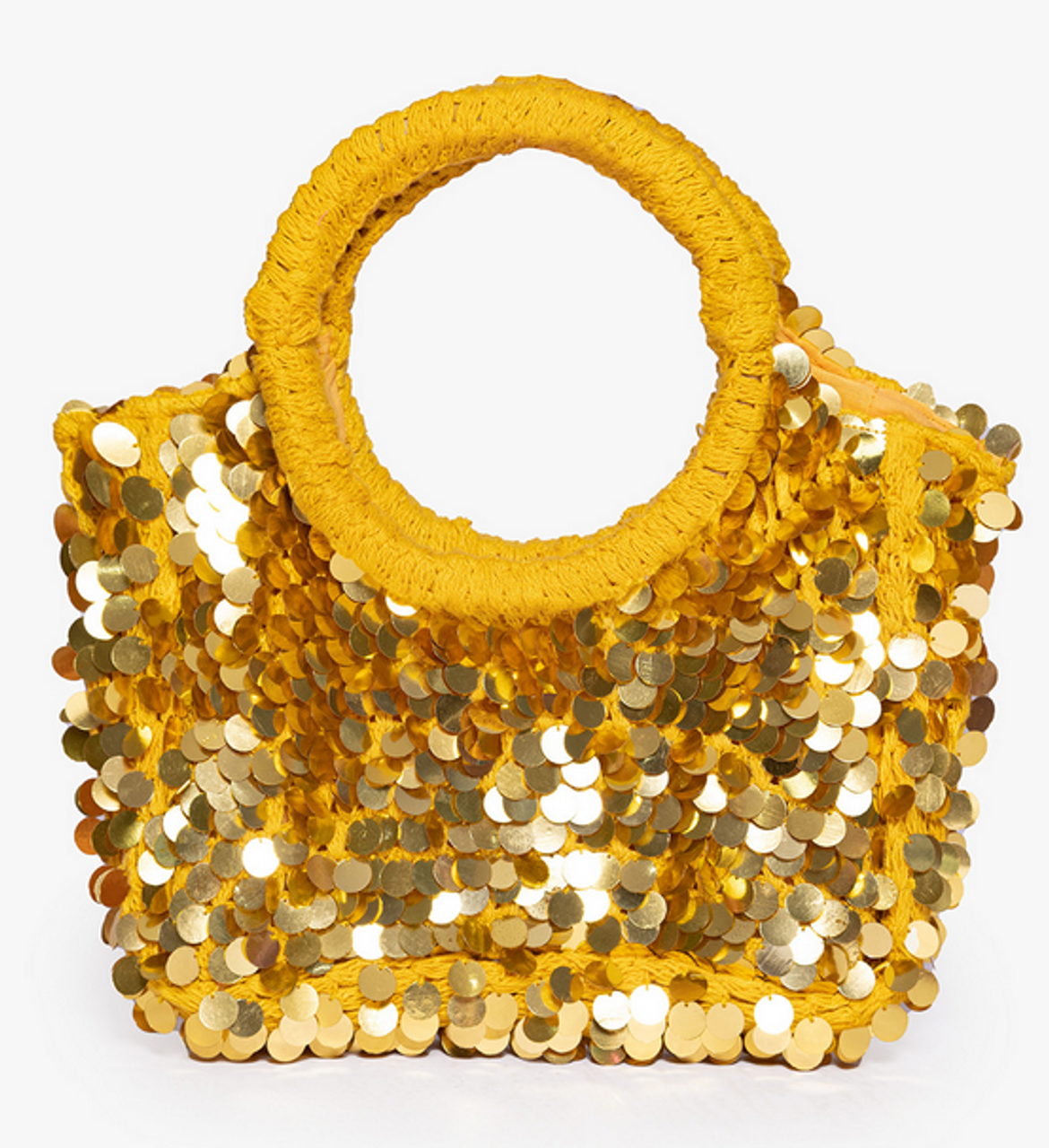 Gladys Black Sequin Bag