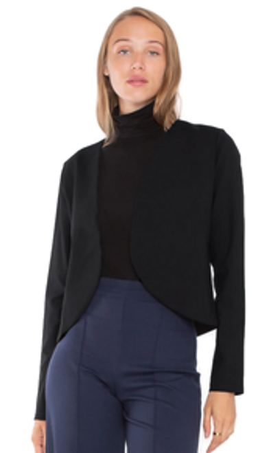 RIPLEY RADER BLACK PONTE KNIT BOLERO