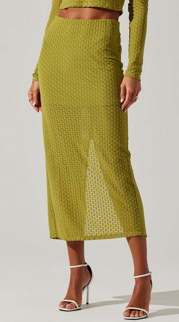 ASTR Indah Skirt / Avocado Green