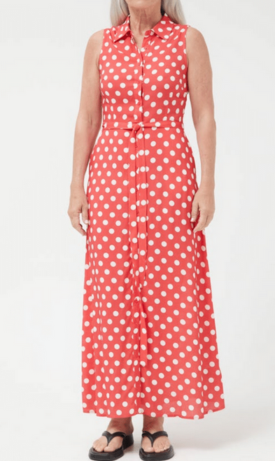 Compania Fantastica Dot Dress / Red