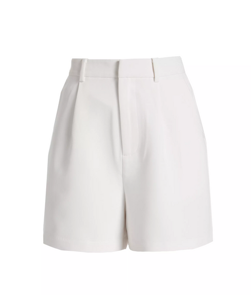 Good American Lux Trouser Short, White