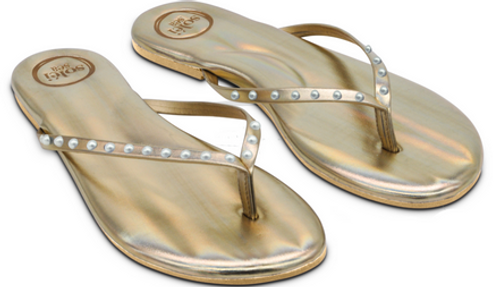 SOLEI SEA INDIE , METALLIC GOLD WITH PEARL