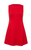 SPANX TRUE RED FIT & FLARE DRESS