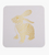GOLD FOIL HEREND BUNNY - 4 PACK EASTER PARTY SHOWER COASTERS