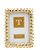 Two's Company Gold Wave 4x6 Photo Frame 