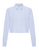 Good American Oxford Crop Uniform Shirt / Good Blue