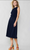 MC Pleated Skirt Sweater Dress / Navy